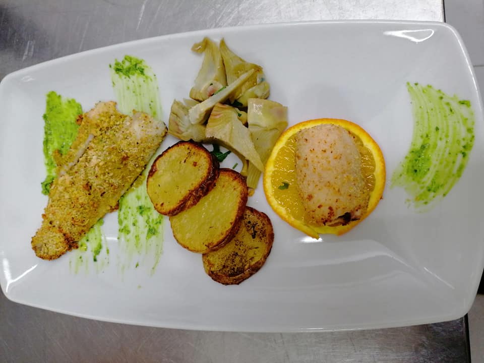 specialità di pesce fresco