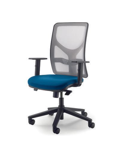 Sedia seduta azzurra