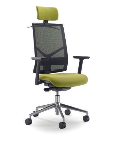 Sedia nera e verde