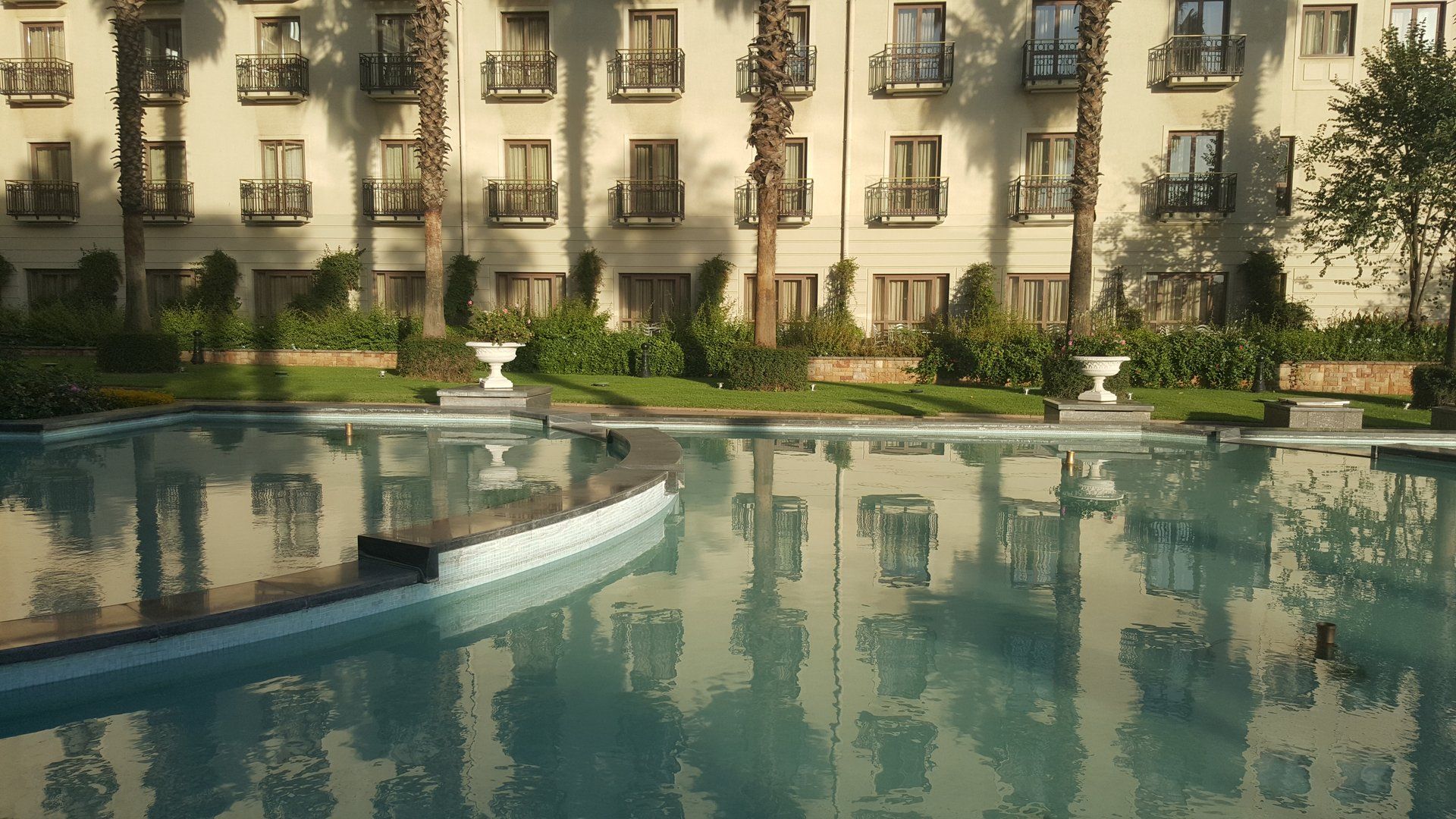 Pools at the Sheraton Hotel, Addis Ababa, Ethiopia.