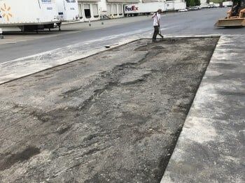 An area that needs the help of our asphalt contractor in Gig Harbor, WA