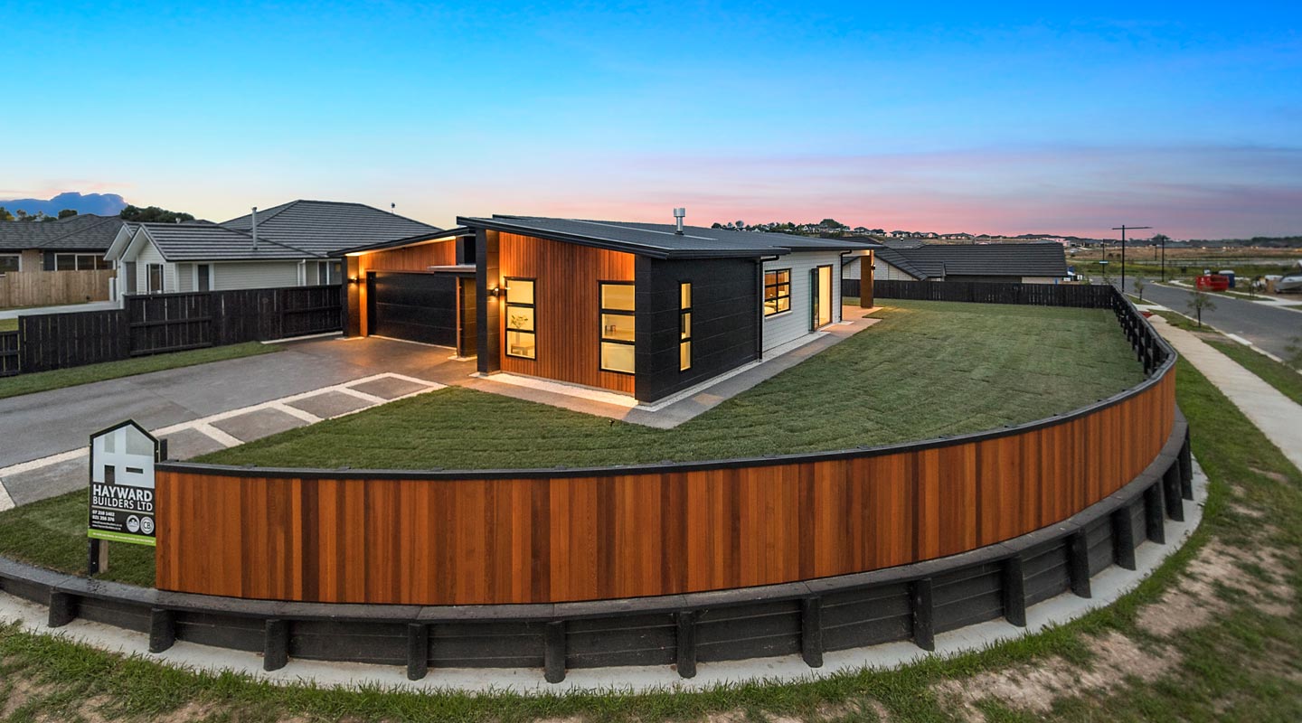 View of a newly constructed house