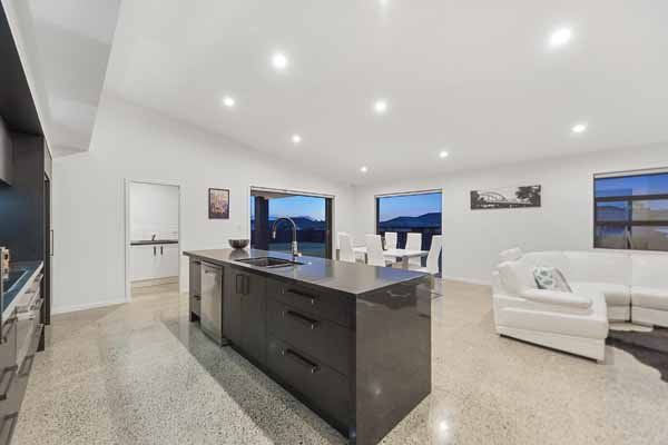 Interior of a newly constructed house