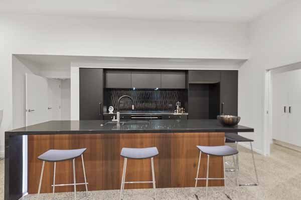 View of a renovated kitchen
