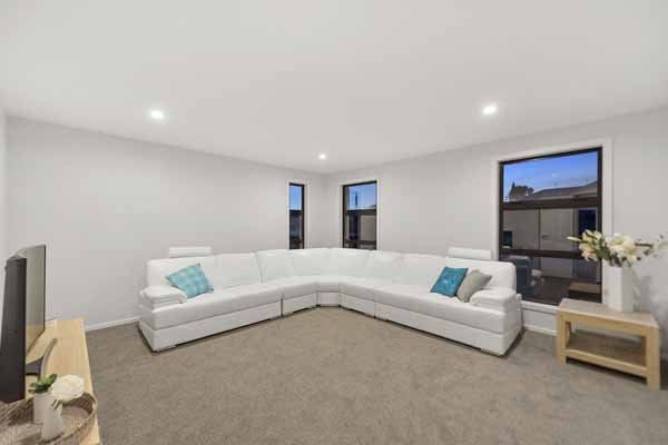 Interior view of a living room