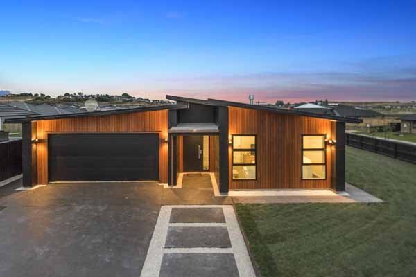 View of a newly constructed driveway