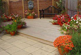 wooden decking
