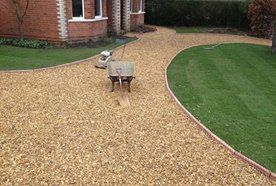Shingle driveway in Wokingham