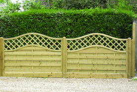 Chain link fencing
