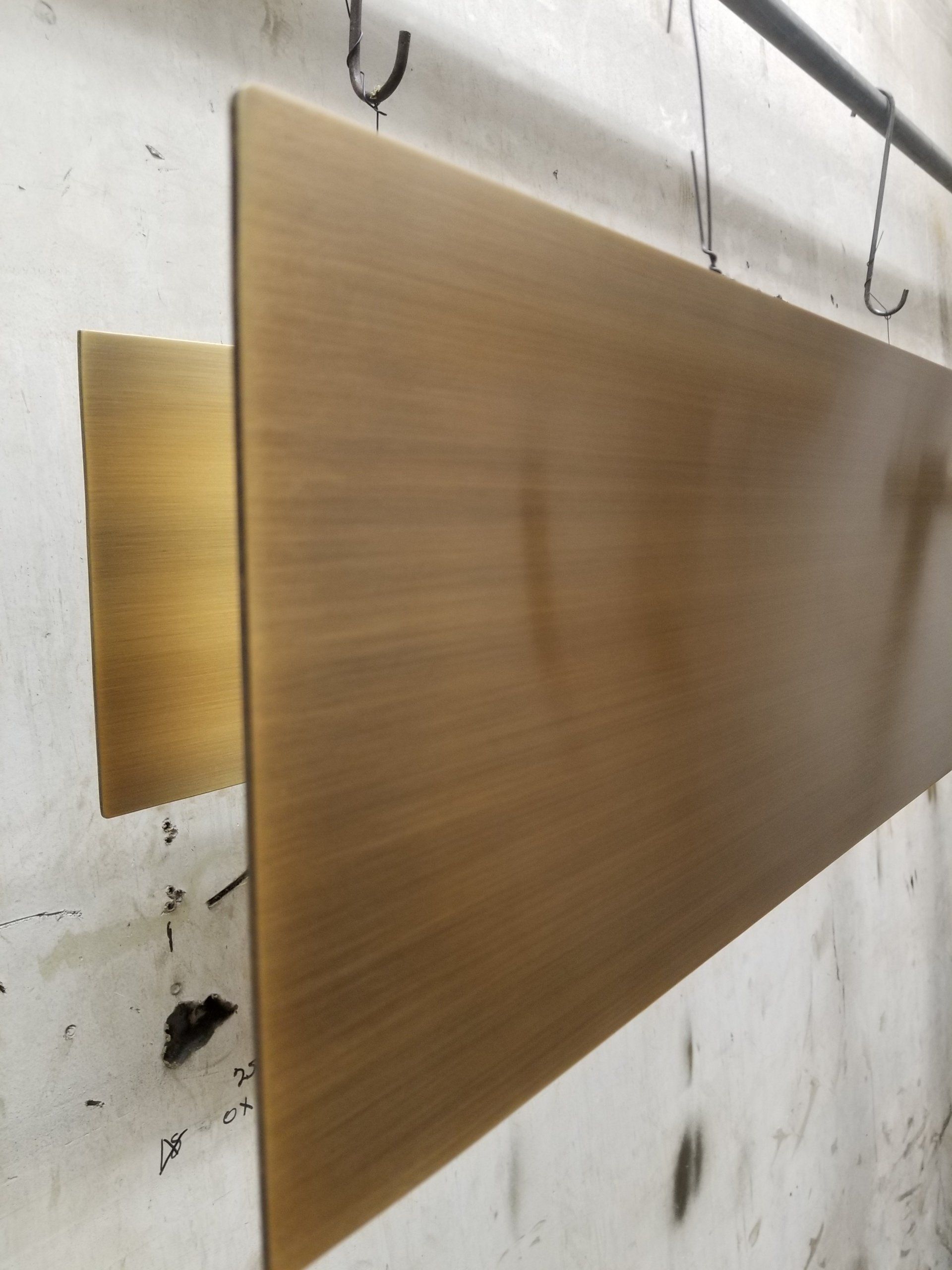Gold plating store rail — Metal Plating Company in Los Angeles, CA