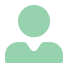 Green silhouette of a person.