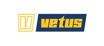 The Vetus logo featuring a yellow 