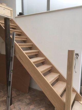 wooden staircase