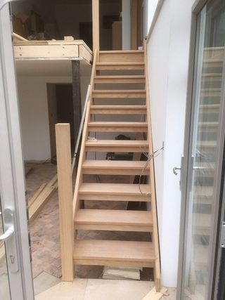 wooden staircase