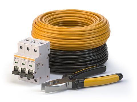 Electrical Work - Electric Cable Pliers and Circuit Breaker in Louisville, KY