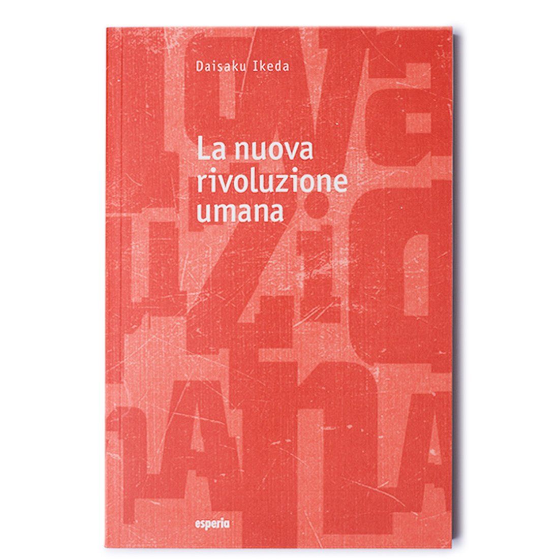 A red book cover titled la nuova rivoluzione umana