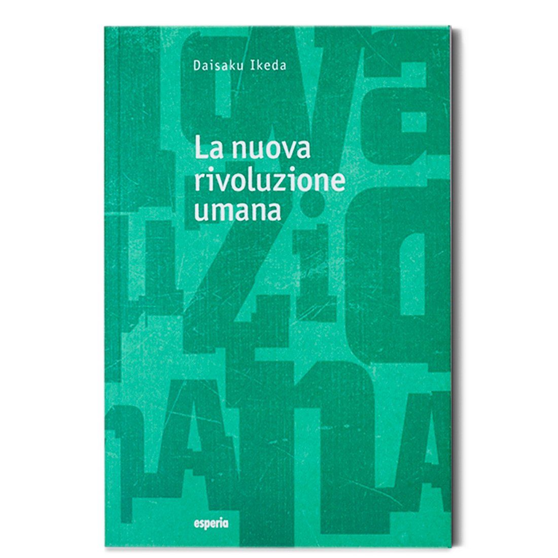 A green book titled la nuova rivoluzione umana