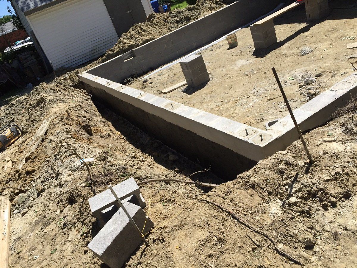 Concrete Foundation of The House — Cinnaminson, NJ — A & M Masonry and Concrete