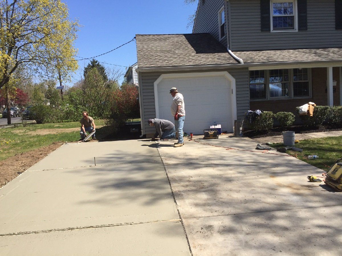 Residential Concrete Driveways — Cinnaminson, NJ — A & M Masonry and Concrete