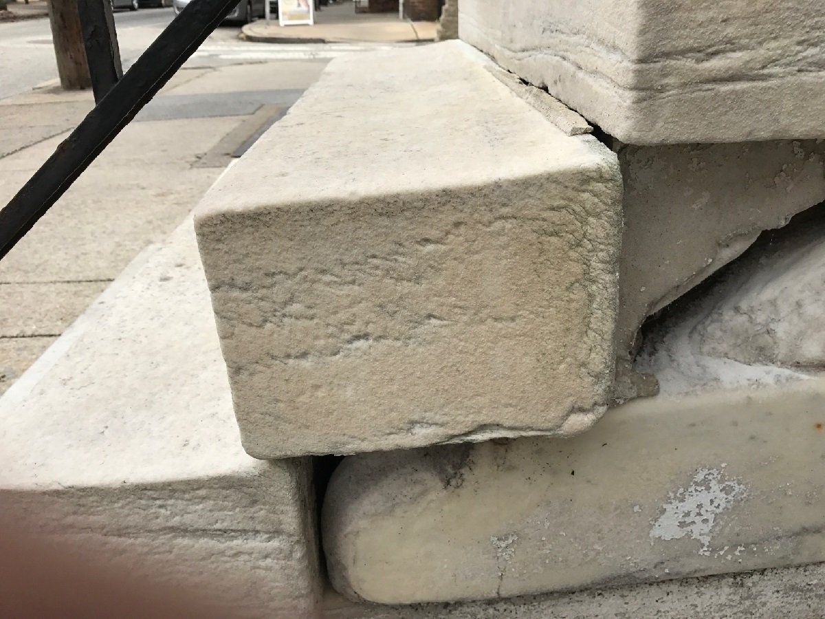 Concreting Steps at The Entrance of The House — Cinnaminson, NJ — A & M Masonry and Concrete
