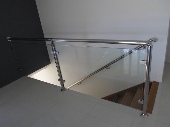 Stair Glass Installation — Glass & Aluminum in Tannum Sands, QLD