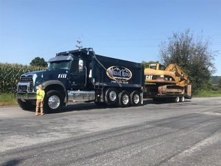 Cedar Ridge Landscaping & Excavating utility vehicles — Septic Contractors in Hampton, NJ Cedar Ridge Landscaping & Excavating utility vehicles — Septic Contractors in Hampton, NJ