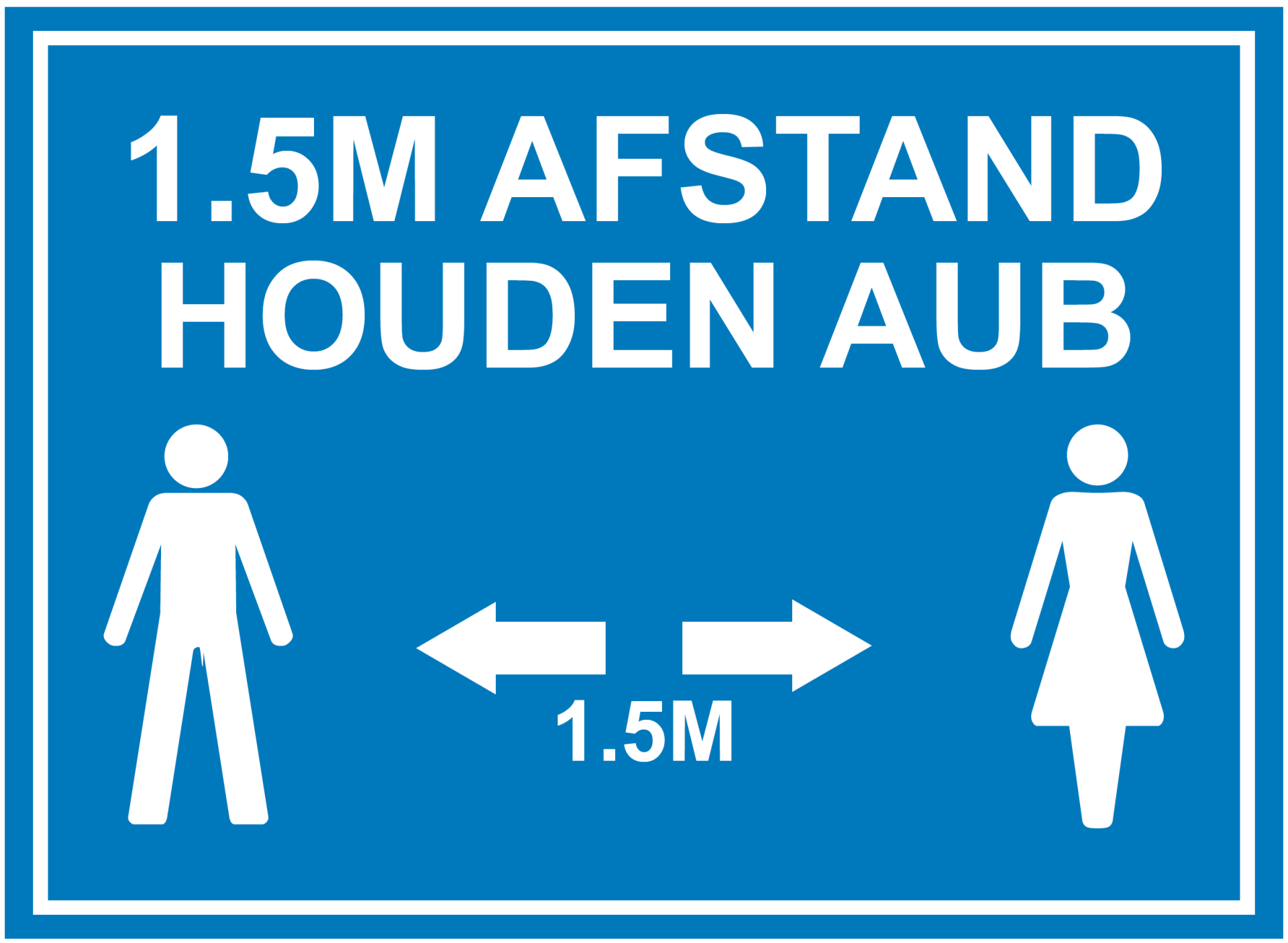 WSI - Social Distancing borden