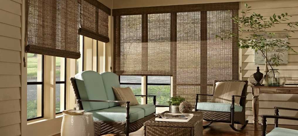 Natural wooden shades — Window Treatments in Santa Barbara, CA Natural wooden shades — Window Treatments in Santa Barbara, CA