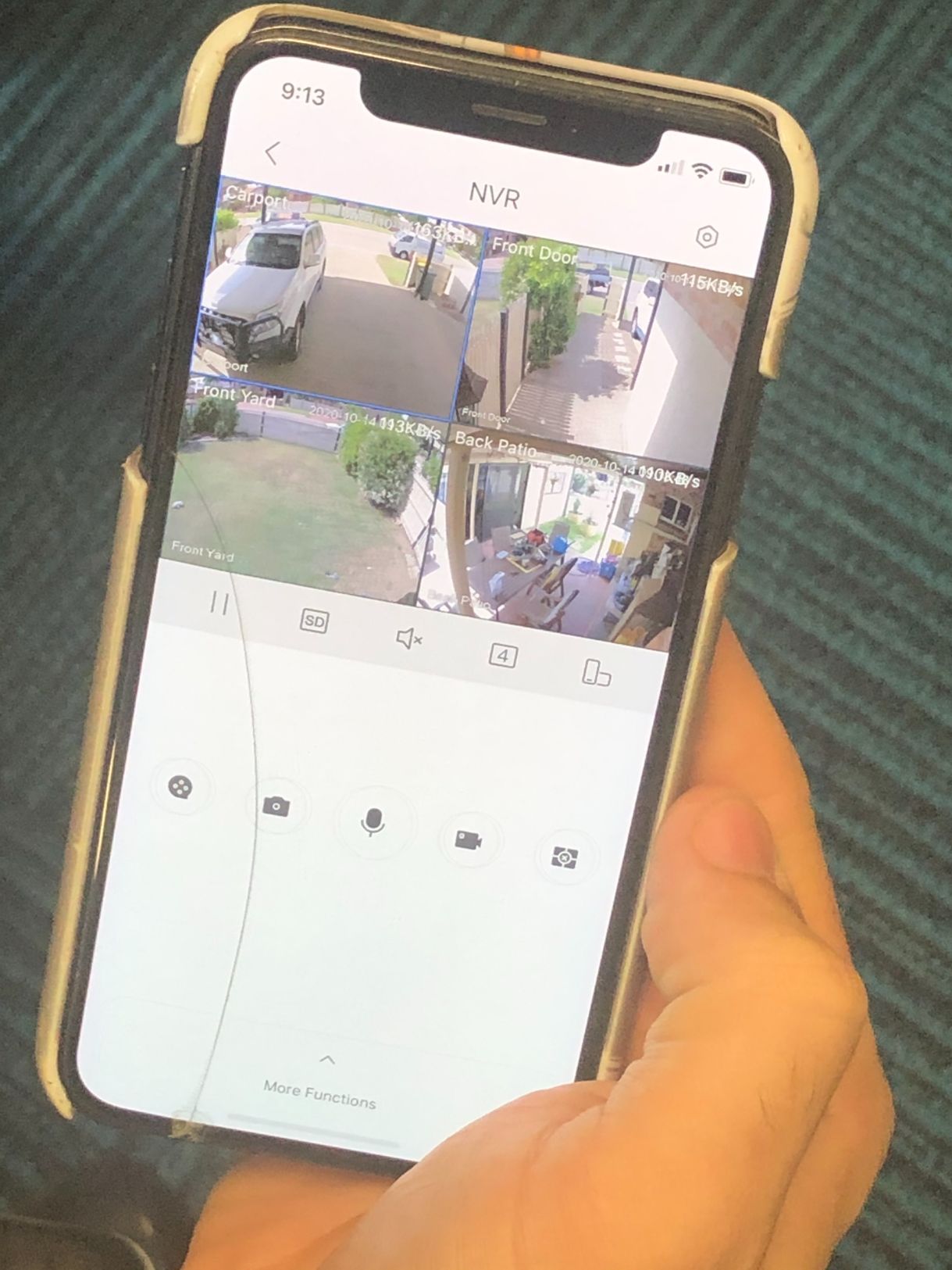 CCTV Footages On Mobile Phone — Security & CCTV Systems in Townsville, QLD CCTV Footages On Mobile Phone — Security & CCTV Systems in Townsville, QLD