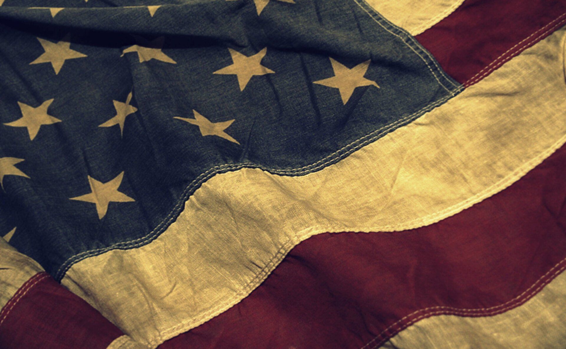 american flag waving in the wind