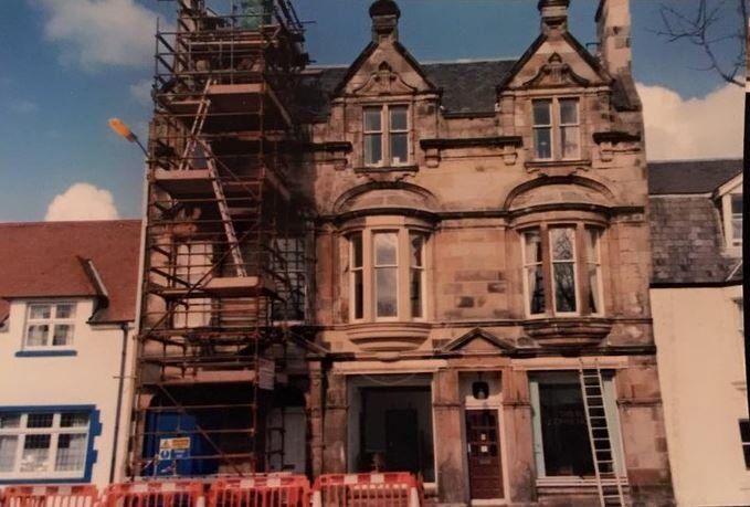 an old building