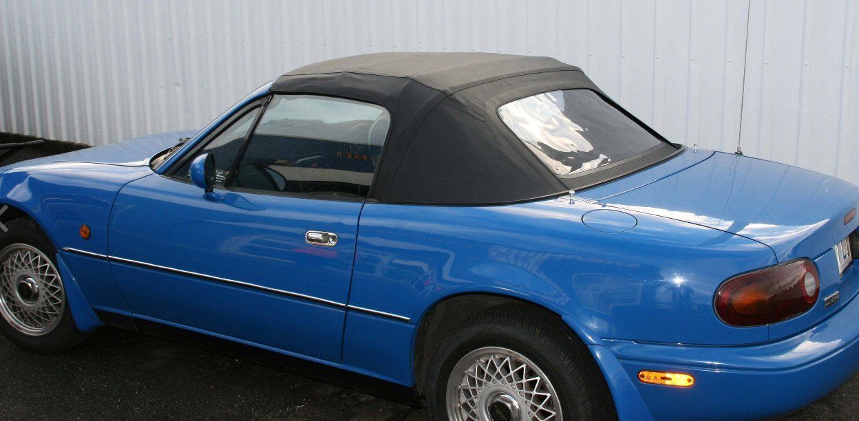 black and blue car