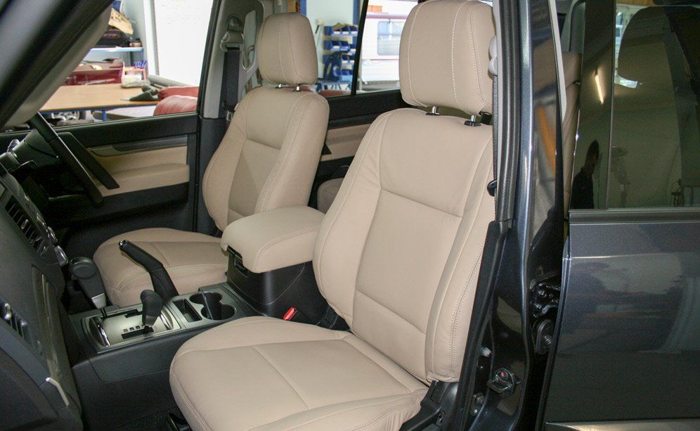 two brown seats