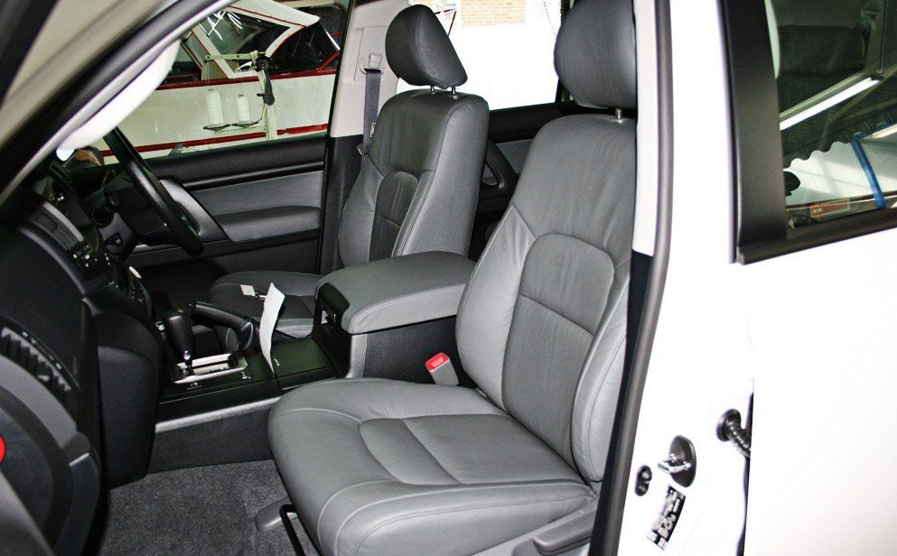 two grey seats