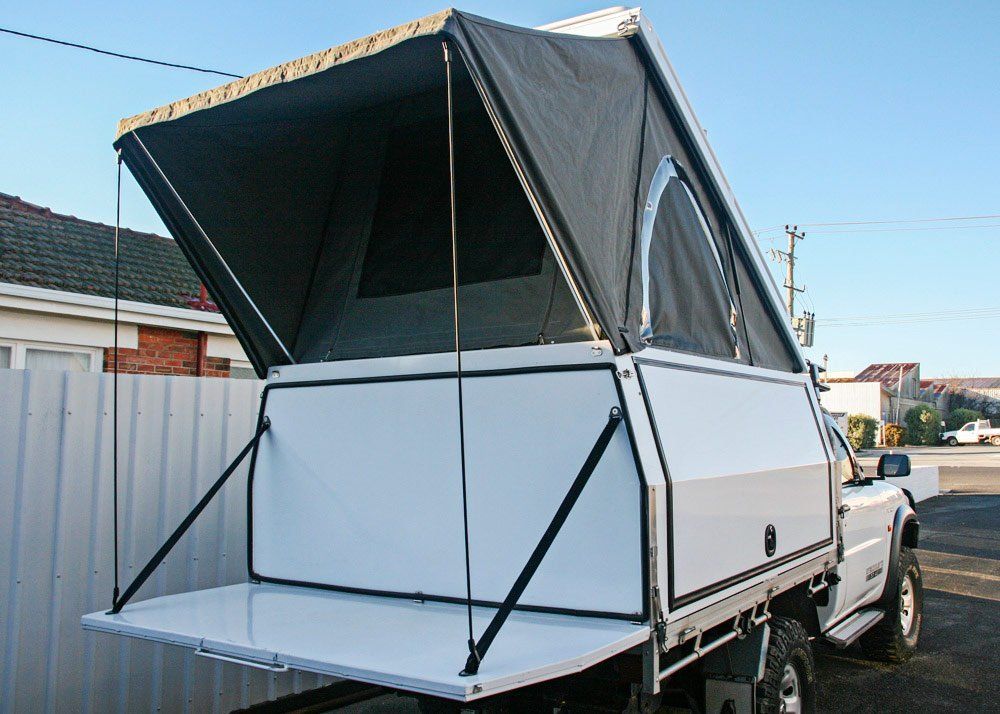 white camper