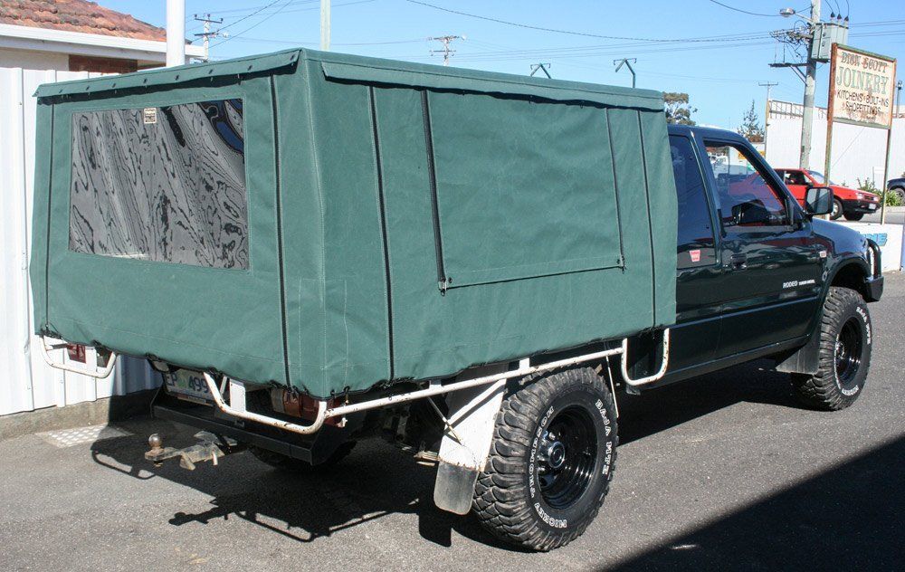 green ute rear canopy