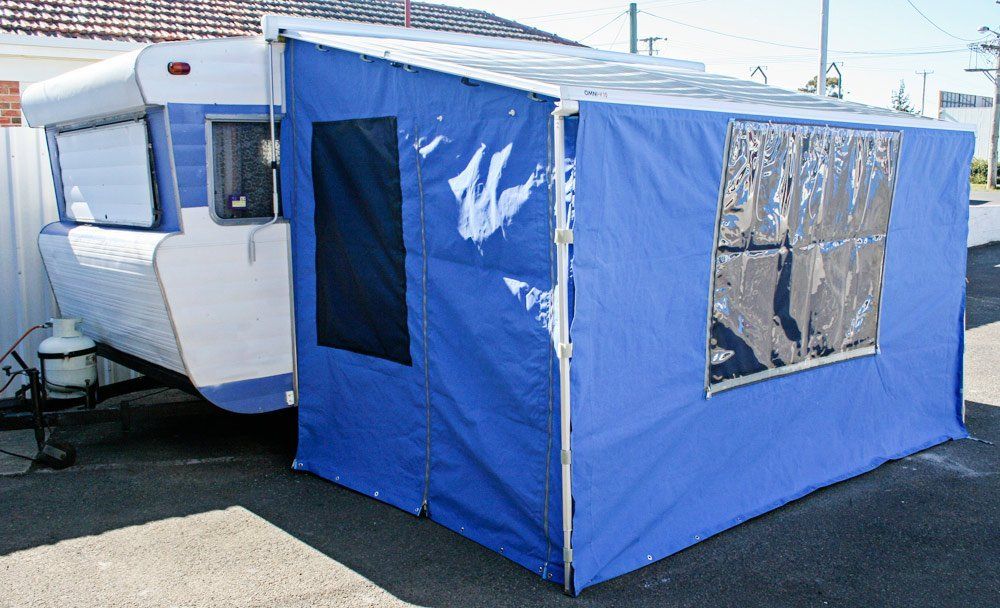 blue caravan annex