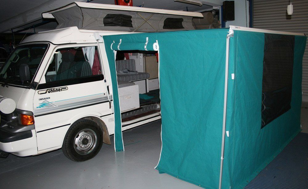 green camper annex