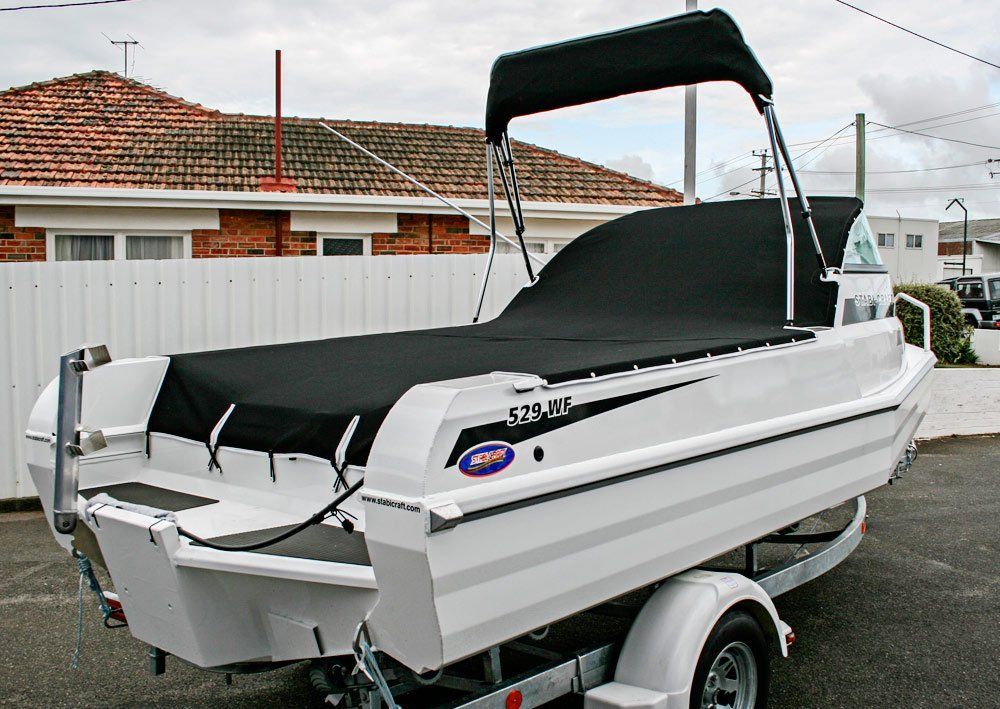 white Stabicraft Marine