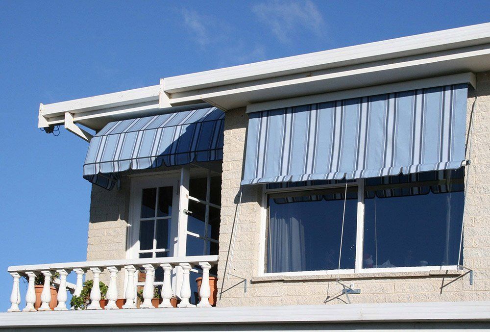 blue with white stripes shade
