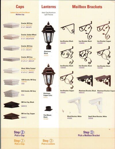 Caps, Lanterns, and Brackets — Barrington, NH — 125 Maintenance & Fence Inc