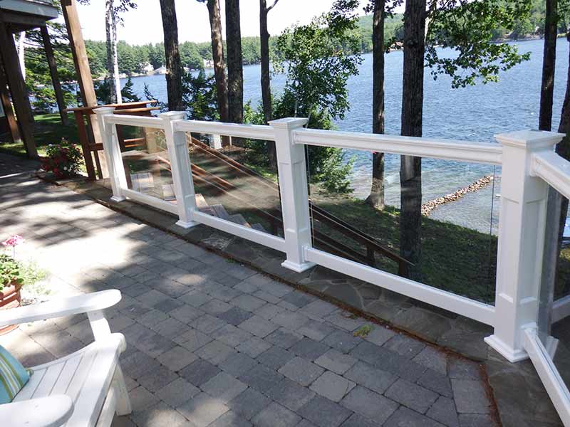 Fence with Glass — Barrington, NH — 125 Maintenance & Fence Inc