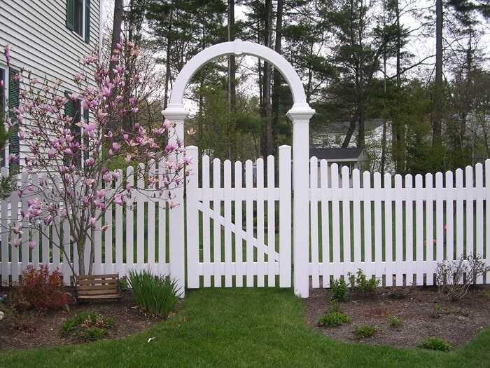 Arbor on Fence — Barrington, NH — 125 Maintenance & Fence Inc