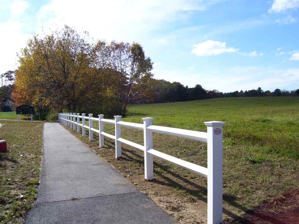 2-Rail  White PVC Diamond Rail — Barrington, NH — 125 Maintenance & Fence Inc