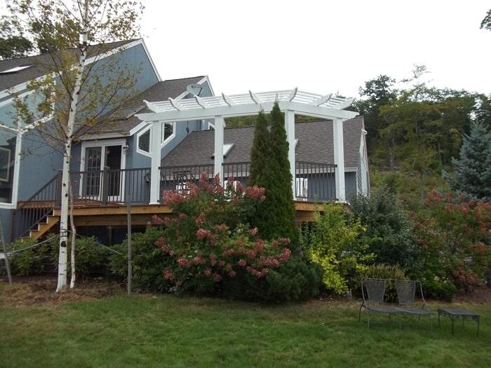 Arbor on Deck — Barrington, NH — 125 Maintenance & Fence Inc