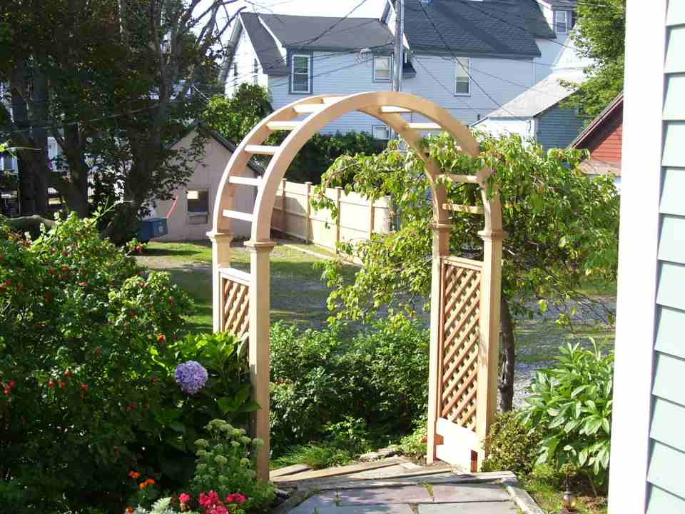Arbor on The Stairway — Barrington, NH — 125 Maintenance & Fence Inc