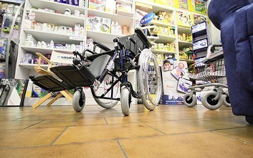 Vendita di sedie a rotelle