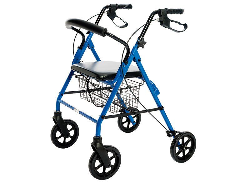 Girello con cestino per disabili