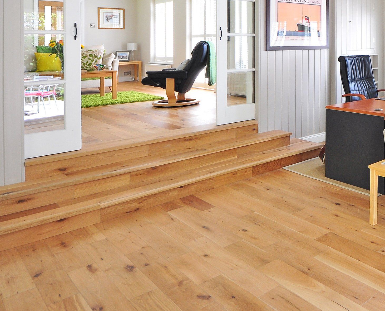 Planked wood effect Hard flooring