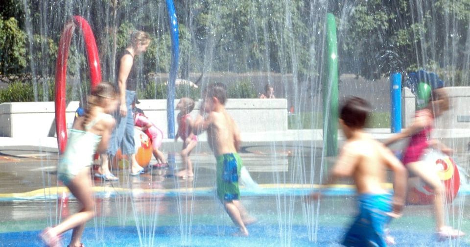 giochi d'acqua per piazze
